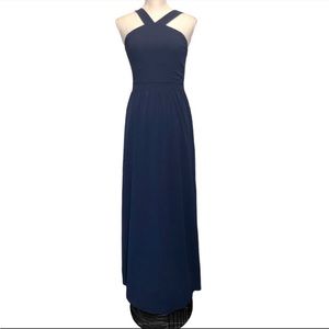 Lulu’s Air of Romance Evening Gown Womens Size S
Blue Chiffon Bridesmaid Dress